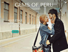 Tablet Screenshot of gemsofperu.com